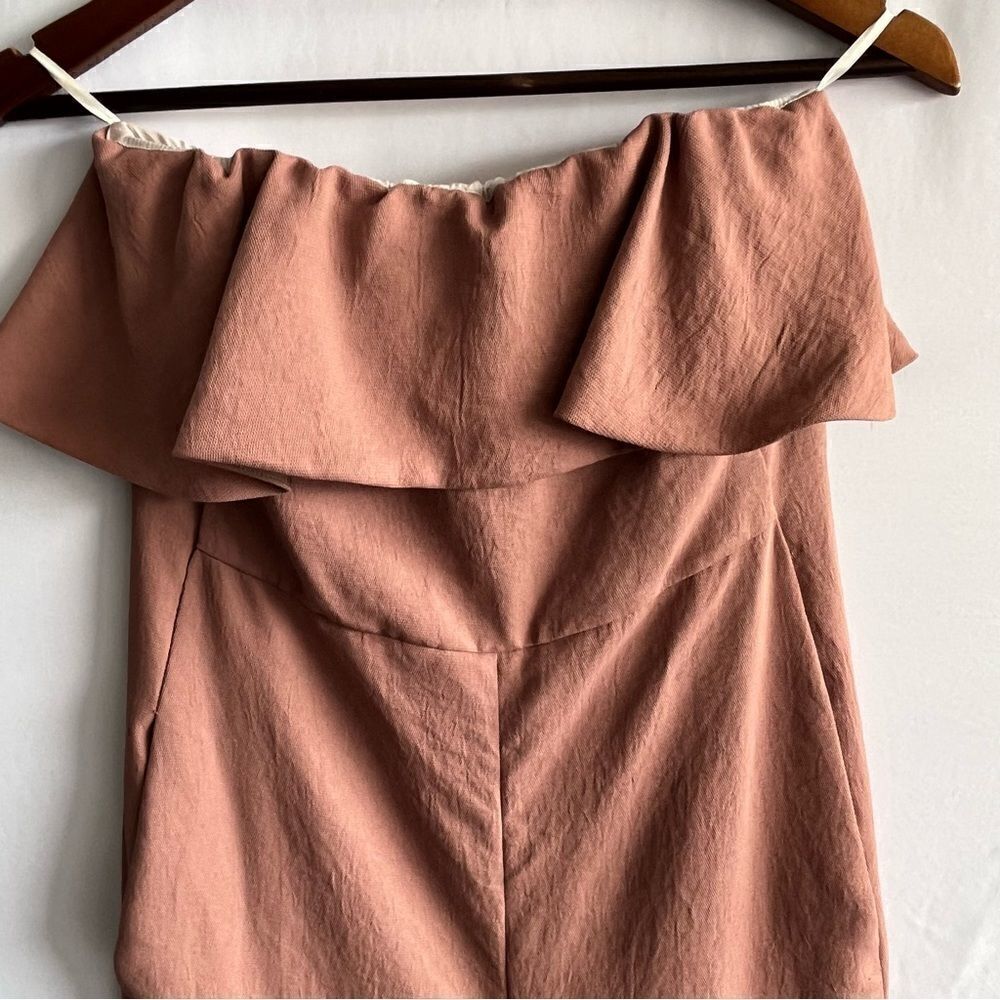 Aritzia Babaton Mauve Strapless Jumpsuit - Picture 4 of 11